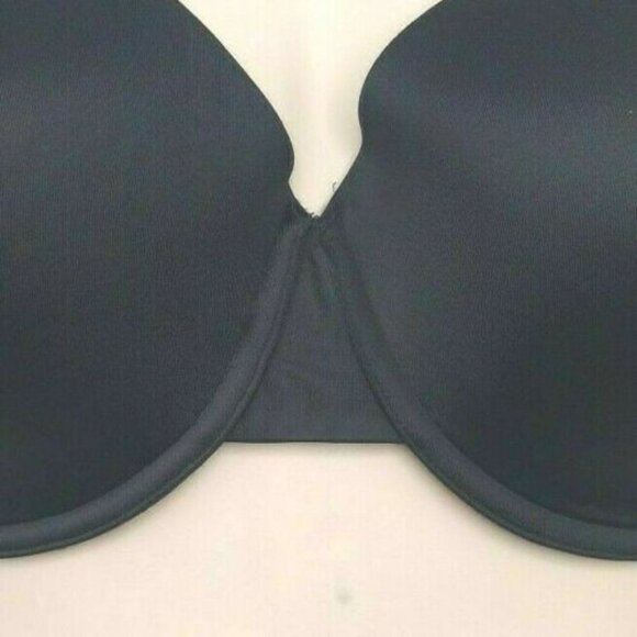 Cacique Lane Bryant Womens Smooth T Shirt Bra Convertible Strap 46C Black NEW - Picture 9 of 10